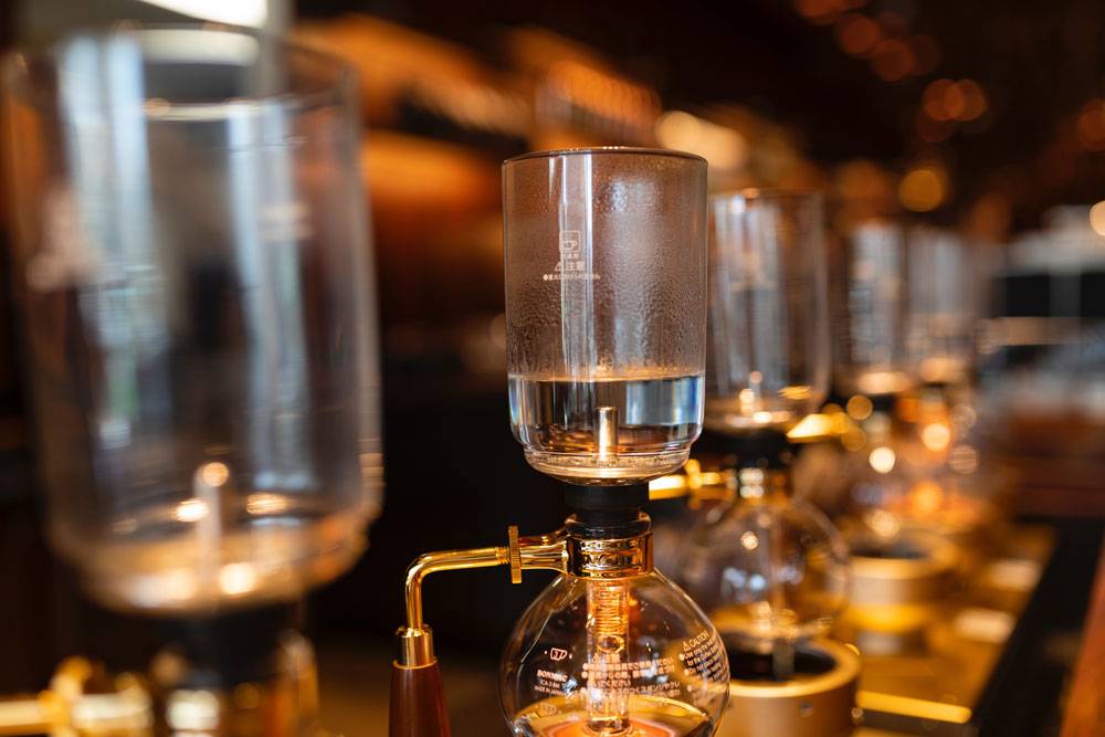 Métodos de preparación de café - Método de filtrado al vacío - Sifón